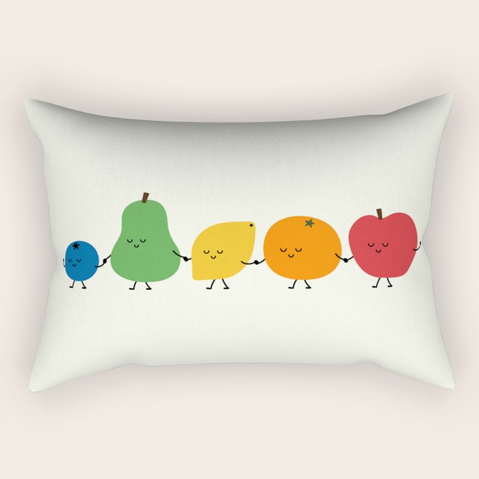 Fruit Parade Rectangular Pillow