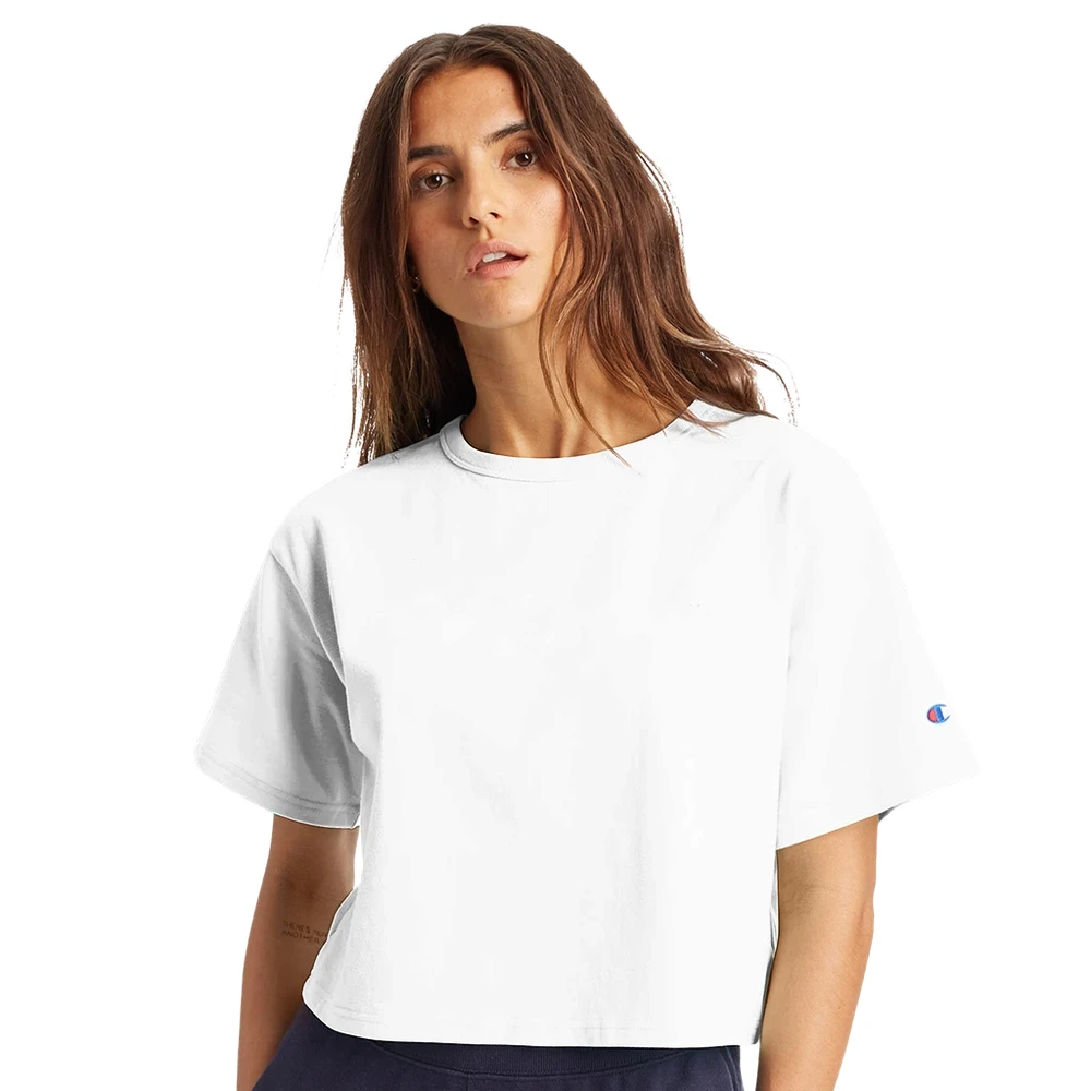 Women’s Cropped Heritage Crewneck T-Shirt | Champion T453W